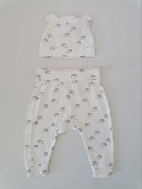 2-dielna súprava - nohavice a čiapočka, h&m,68