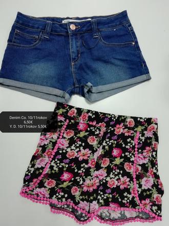 Rifľové kraťasy, denim co,146