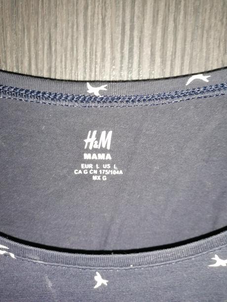Tehotenské tričko h&m č. l, h&m,l