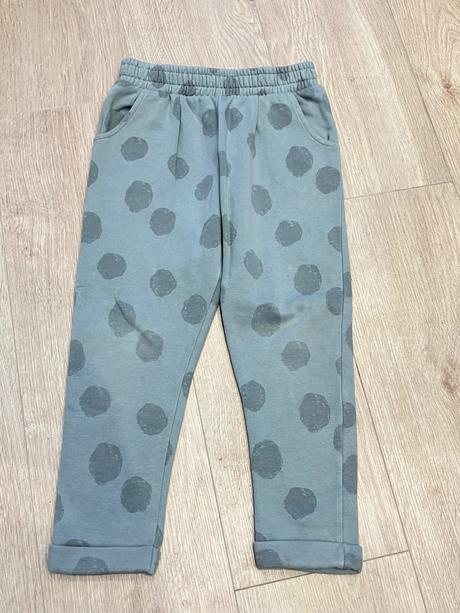 Dievčenské bodkované tepláky khaki f&f (5-6r.), f&f,116