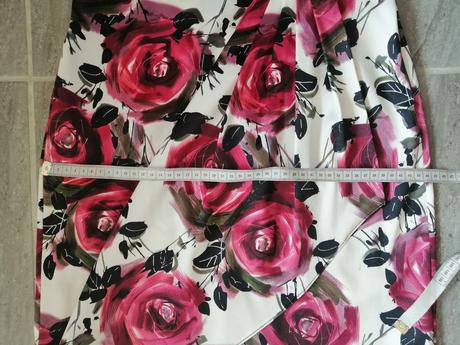 Saténové ženské šaty so vzorom ruže,vs, s