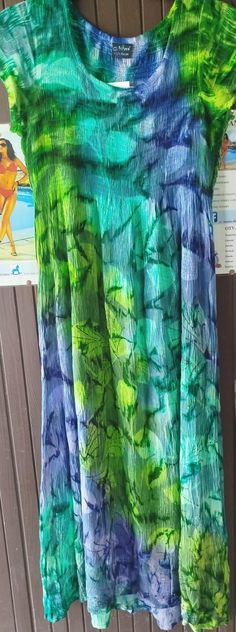 Dámske letné šaty jednoduchého strihu, 34 - xxxl