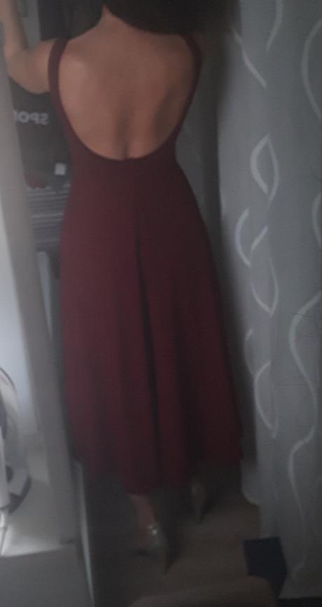 Spoločenské šaty midi, s