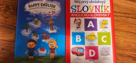 Dve detské knižky - angličtina - top stav, 