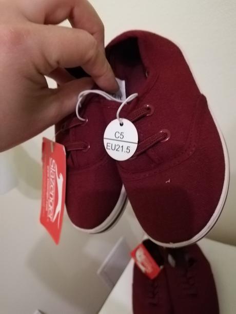 Bordove topánočky, slazenger,22