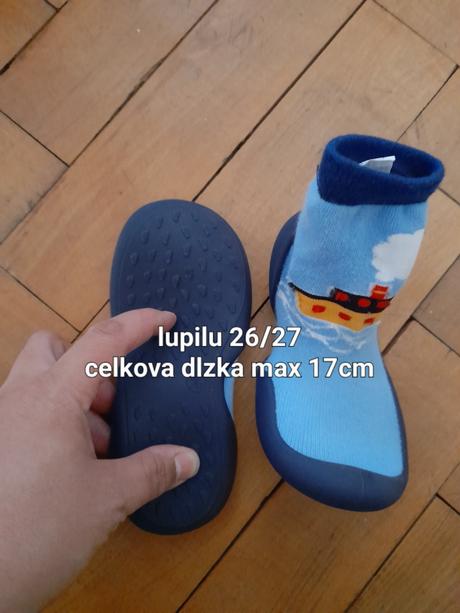 Ponožkové papuče, lupilu,26