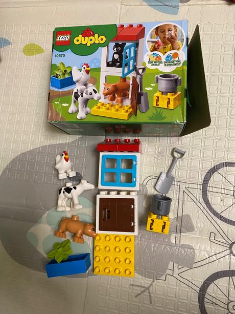 Lego duplo zvieratká z farmy 10870, 