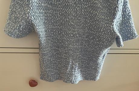 Bledomodré tričko na zips, fb sister, s/36, amisu,s