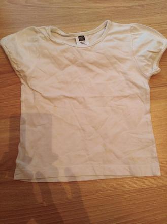 Dievčenské biele tričko, m&co,116