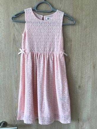 Čikované šaty 134/140, h&m,134
