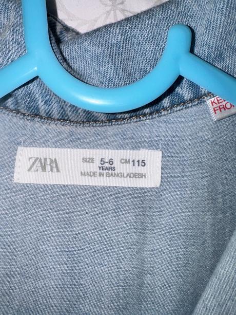 Zara rifľovú saty, zara,116