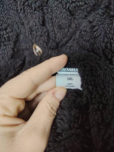 Tepla teddy vesta, dve farby plus size, 4xl / xxl / xxxl