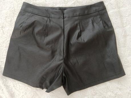 Kožené sukňokraťasy, s