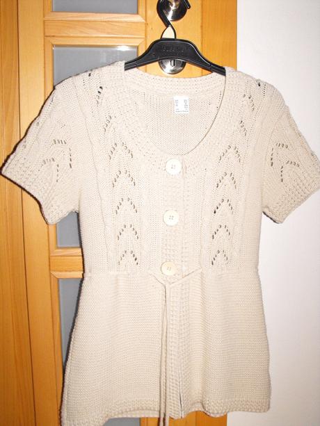 Maslová vestička s krátkym rukávom, bonprix,34