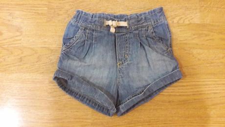 Riflové kraťasy, h&m,80