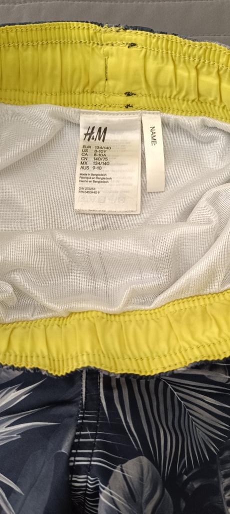 Plavky hm tropic 8-10r, h&m,134