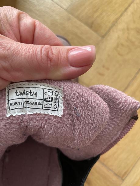 Topanky, vel. 31, twisty, zimne, 31