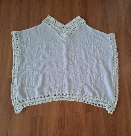 Biela bluzka transparentná, 50