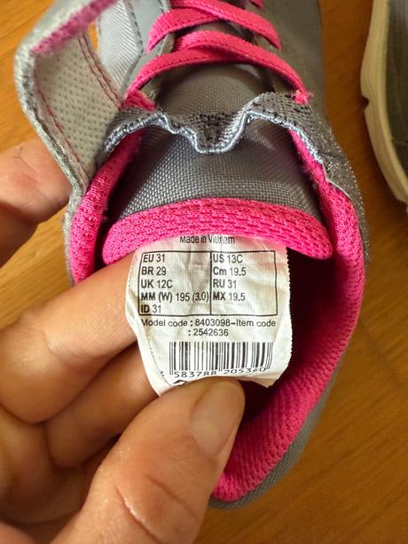 Tenisky pre dievčatko decathlon., decathlon,29