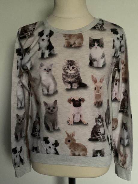 H&m mikina so zvieratkami, h&m,122