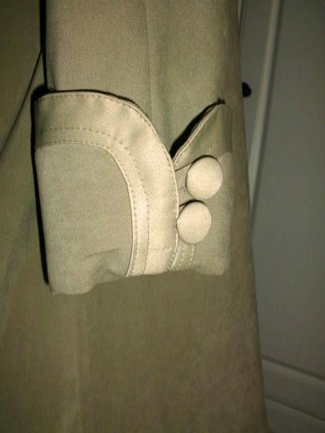 Dlhý kabát na prechodné obdobie pre moletku, xl