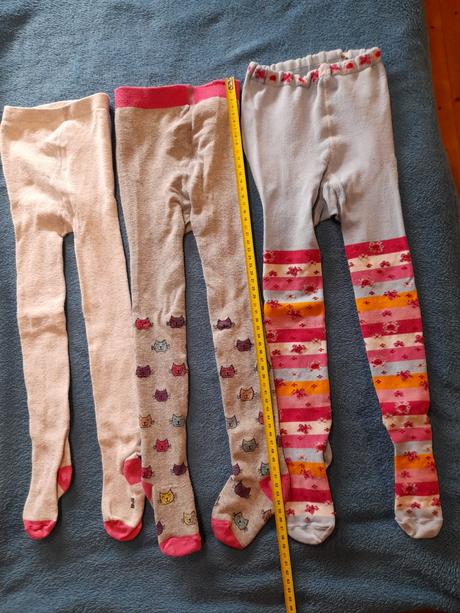 Pančušky 3 ks -predaj spolu, 98