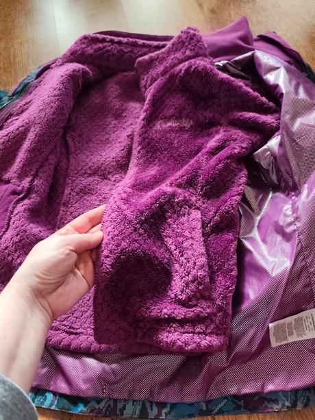 Teplá zimná bunda 2v1, columbia,134