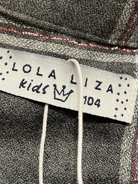 Dievčenské košeľové šaty kárované (104), 104