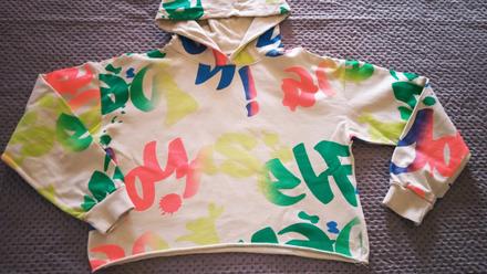 Mikina crop top, 170