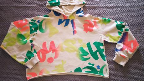 Mikina crop top, 170