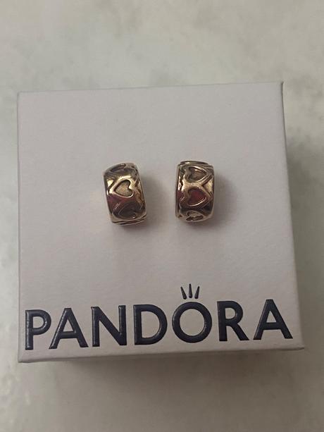 Pandora rosegold klipy, pandora