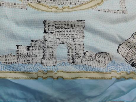 Laura biagiotti luxusna hodvabna šatka, l