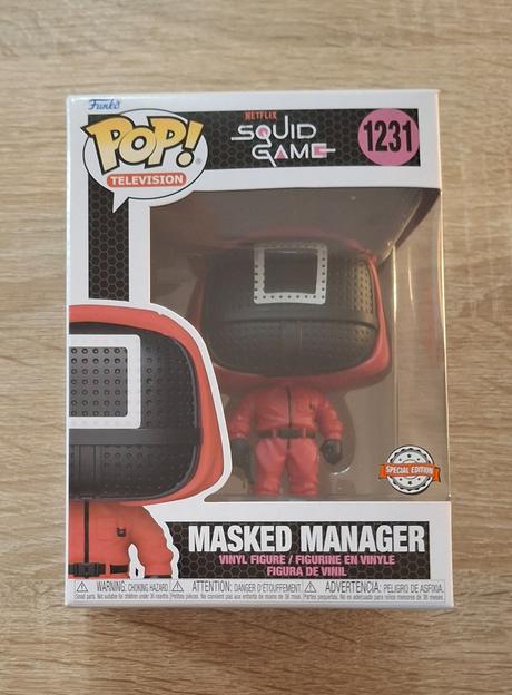 Nové figúrky funko pop squid game, plyšový guard, 