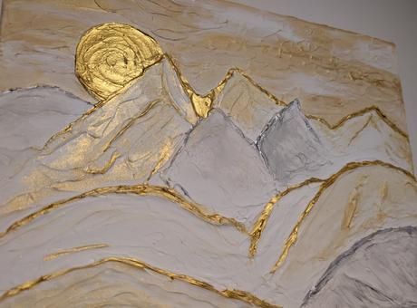 Obraz zasnežená krajina, 