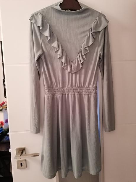 Zelnkave šaty bik bok, m