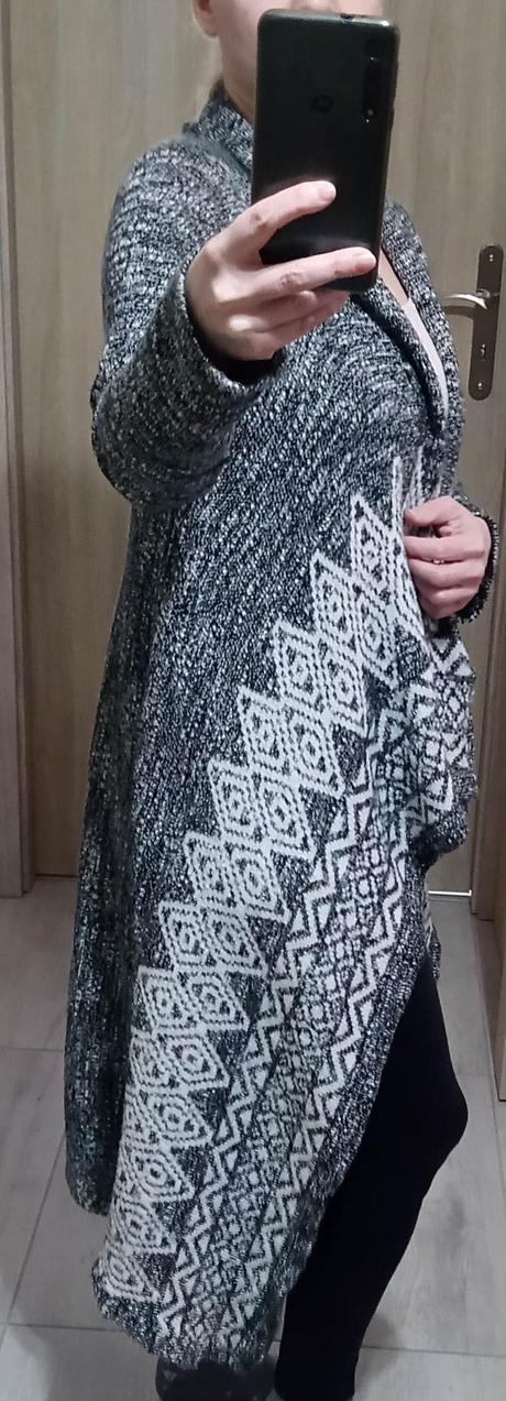 Vzorový dámsky kardigán, xl