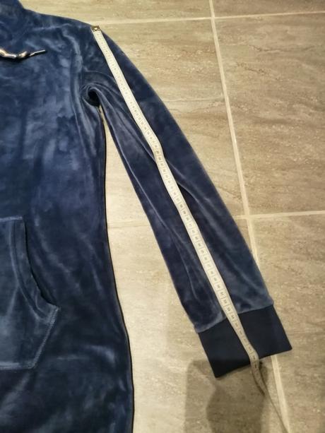 Zamatové mikina šaty vl-m, m