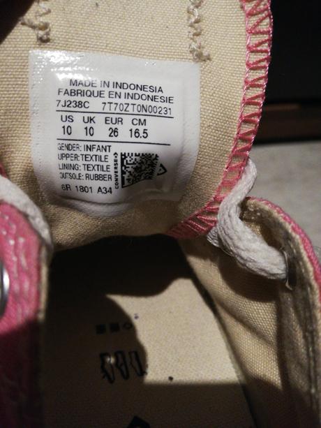 Ružové converse tramky, converse,26