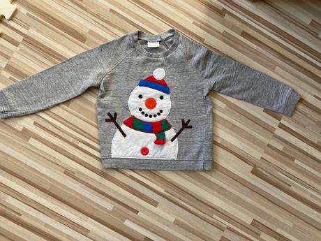 Vianocna mikinka snehuliak zn. f&f - vel. 92, f&f,92