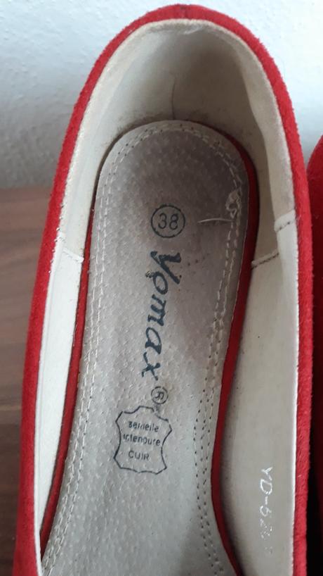 Pohodlné lodičky na plnom podpätku, 38