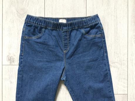 Dievčenske riflove džegínsy 11-12 rokov, f&f,152