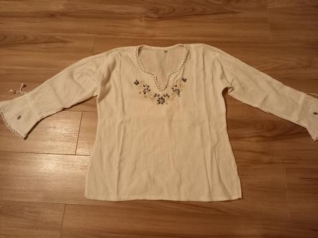 Bavlnené vyšívané blúzky č.m, m