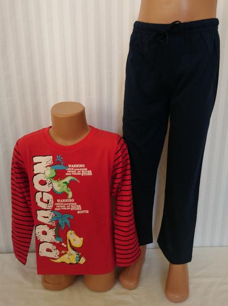 Chlapč. červené pyžamo dr dragon, n-feel 104-110, 110