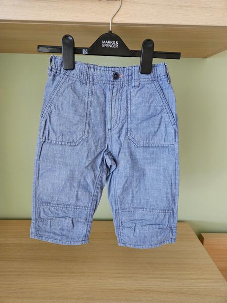 Tenke riflove kratasy h&m, v. 122, h&m,122