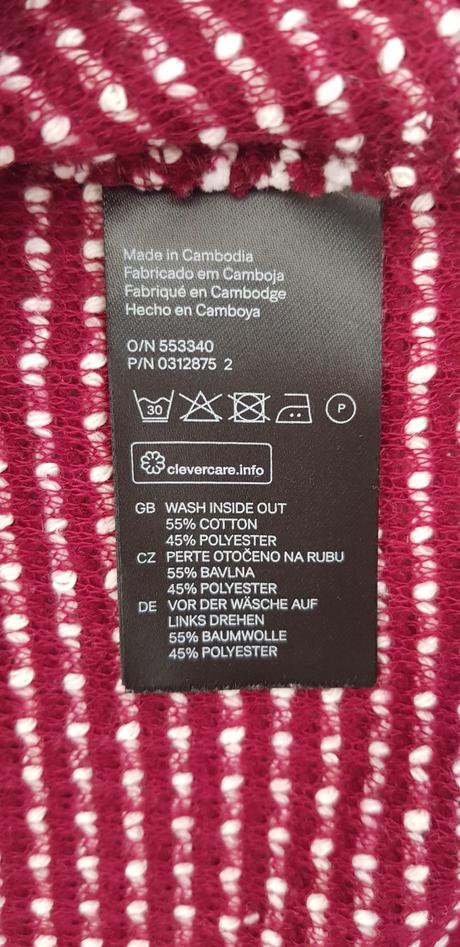 Svetrík 3/4 rukávy h&m veľ.s, h&m,s