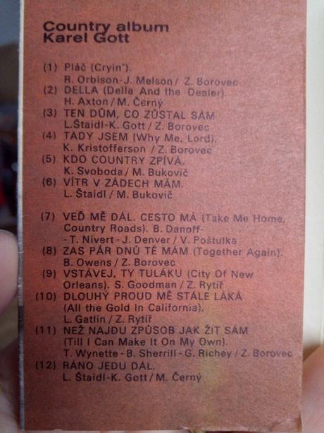 Retro mc kazeta karel gott, 