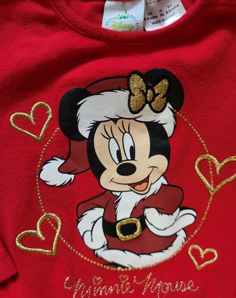 Overal minnie mouse, vianočný, disney,68