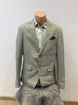 Pánske elegantné sako sivé giorgie (l), l