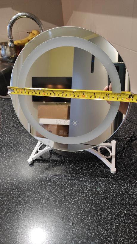 Kozmetické zrkadlo stolové s led osvetlením, 