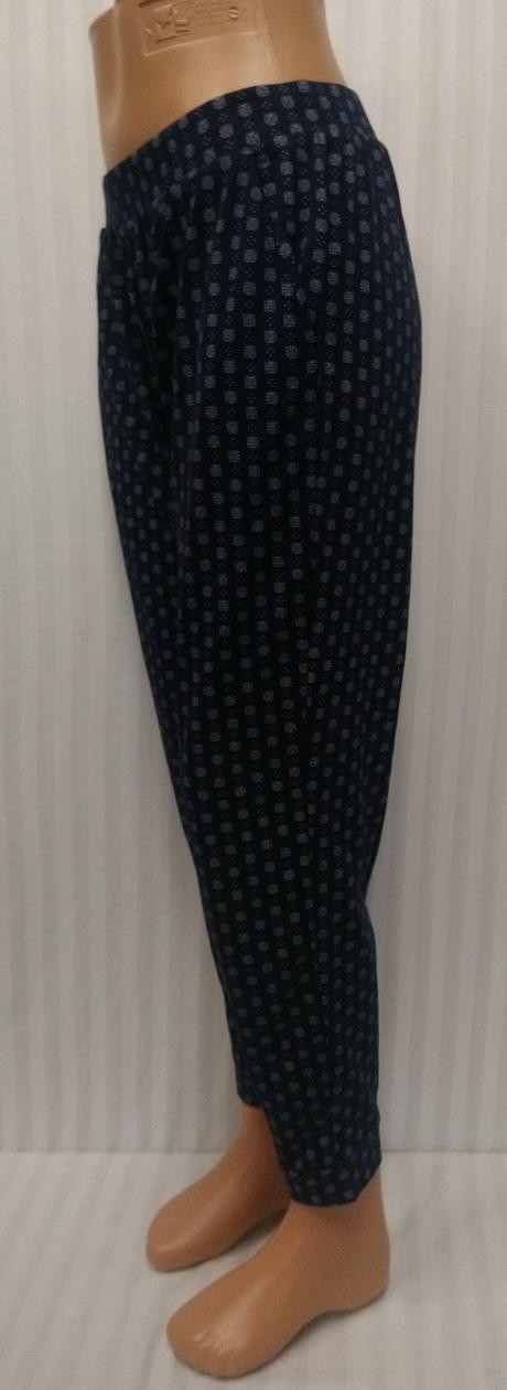 Dámske modré letné nohavice so vzorom, esmara, m, esmara,m